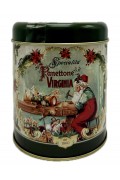 Virginia 100gr Tins Panettone Santa Green