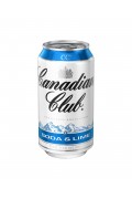 Canadian Club Soda And Lime 375ml Cans