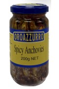 Oroazzurro 200g Spicy Anchovies Jar