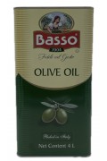 Basso Olive Oil 4lt Tin