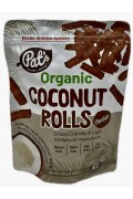 Pats Org Chocolate Coconut Rolls 140g