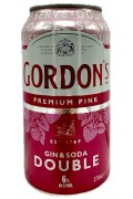 Gordons Pink Double Serve 10pk 375ml