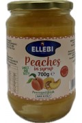 Ellebi Peaches In Syrup Jar 700g