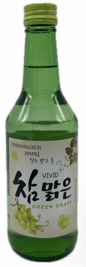 Vivid Green Grape Soju