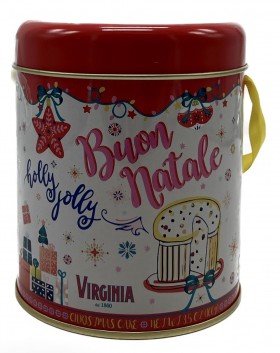 Virginia 100g Tin Panettone Classico Tall Baked