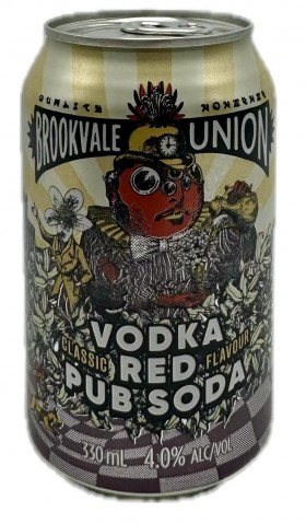 Brookvale Union Vodka Red Pub Soda Can 330ml