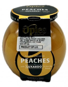 Opies Peaches In Brandy 460g