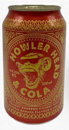 Howler Head Bourbon and Cola Cans 330ml