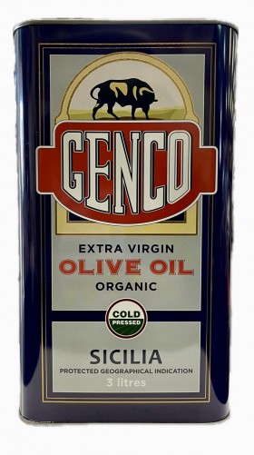 Genco Organic Extra Virgin Olive Oil Sicilia 3lt