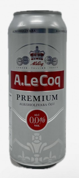 A Lecoq Premuim Beer No Alc Red Label 500ml