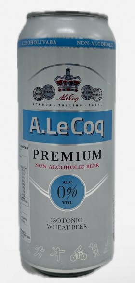 A Lecoq Premium Wheat Beer No Alc Blue 500m