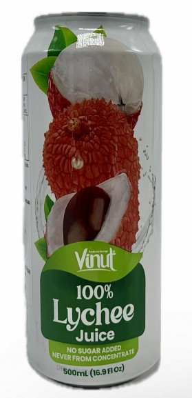 Vinut Lychee Juice Cans 500ml