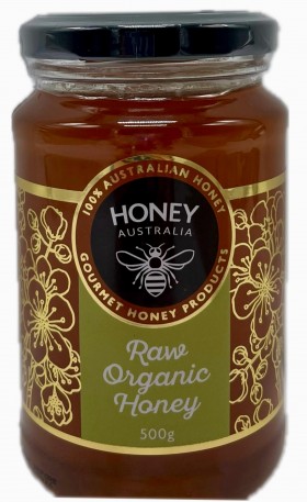 Honey Australia Raw Organic 500g