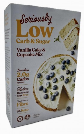 Seriously Low Carb And Sugar Vanilla Cake Mix