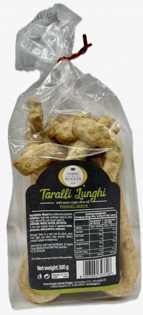 Terre Taralli Lunghi Fennel Seeds 300g