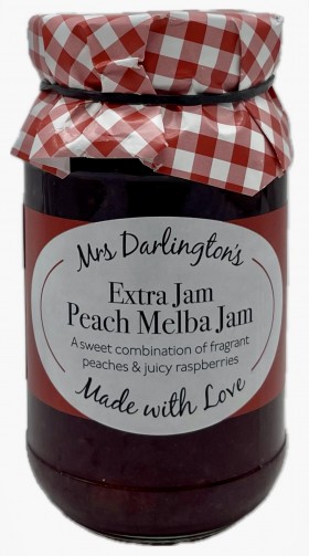 Mrs Darlingtons Peach Melba Jam 340g