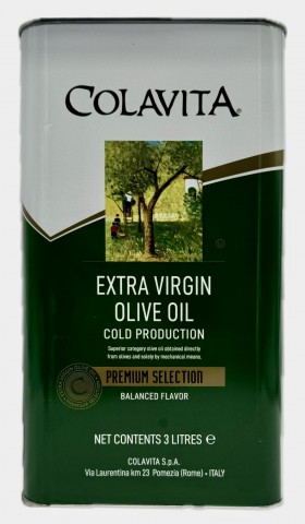 Colavita 3lt Extra Virgin Olive Oil Tin