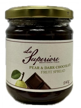 La Superiore Pear And Dark Chocolate Spread 240g