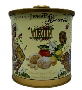 Virginia Citrus Soft Amaretti Yellow Tin 220g