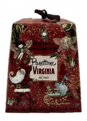 Virginia 100g Amarena E Choc Panettone Boxed