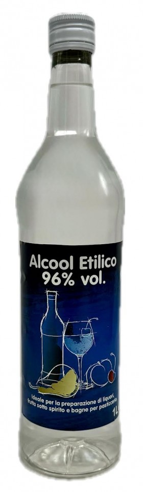 Alcool Etilico Pure 96 Percent Alc 1lt