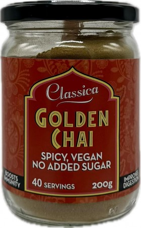 Classica Golden Chai Spicy Vegan No Added Sugar