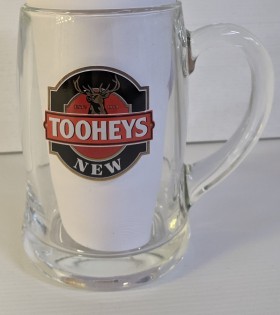 Glass Tooheys Beer Mug