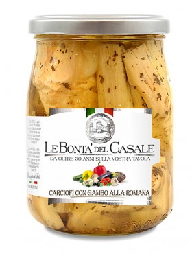 Le Bonta Carciofi Con Gambo Alla Romana 580ml