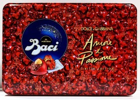 Baci Dolce and Gabbana Amore Passion Tin Choc 300g