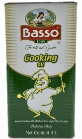 Basso Cooking Oil Blend Of Sunflower And Evoo