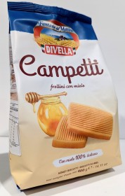 Divella Biscuits Campetti With Honey 400g