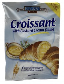 Eurobisc Cream Custard Croissant 300g