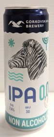 Gorkovskaya Ipa Non Alcoholic Beer Cans 330ml