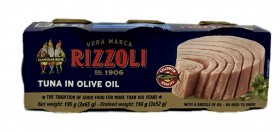 Rizzoli Tuna In Olive Oil 3pk 195g