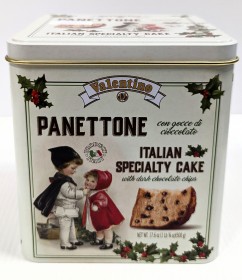 Valentino Dark Choc Chip Panettone Tin 500g