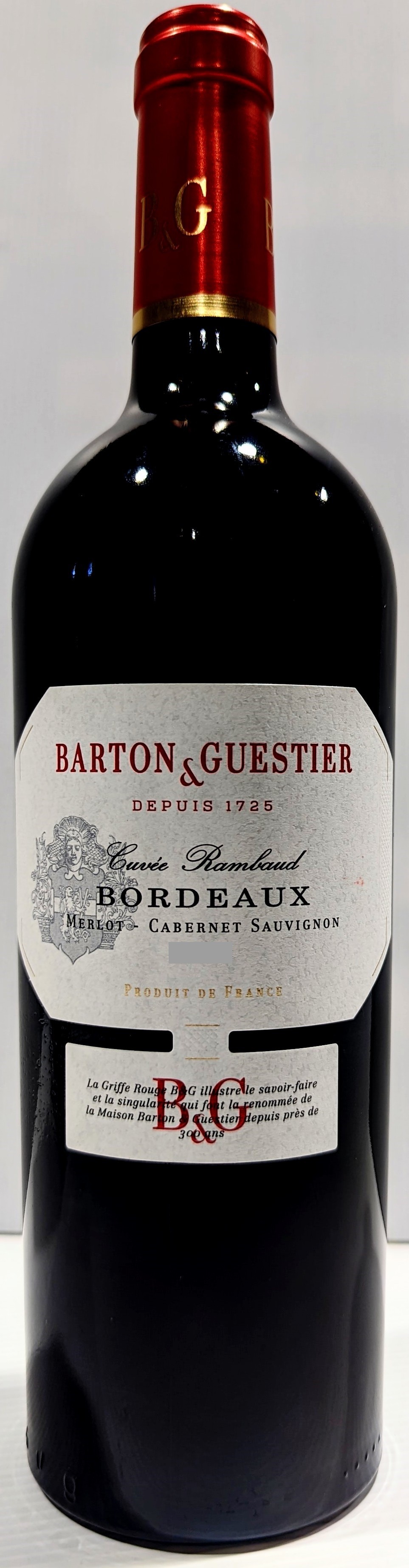 Barton And Guestier Bordeaux Rouge - French Reds - Amatos Liquor Mart ...